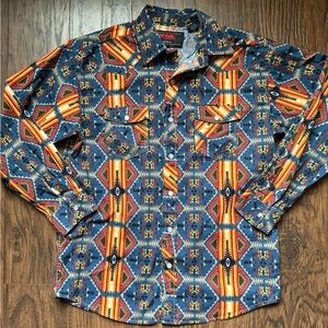 Boys Cowboy Shirt Pearl Snap ✨